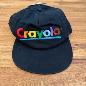 CRAYOLA Colorful Embroided Logo Cap Adjustable Snapback One Size UNISEX